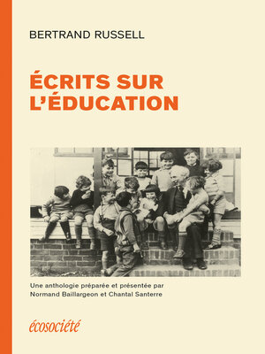 cover image of Écrits sur l'éducation
